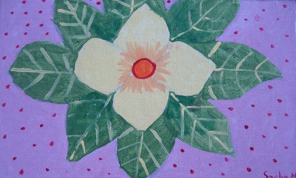 Art Studio PALETTE. Aleksandra Malisheva Picture. Canvas Acrylic Plants Flowers 